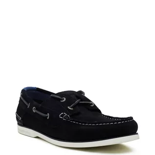 Mokasyny męskie - Tommy Hilfiger Skórzane mokasyny TH BOAT SHOE CORE SUEDE - grafika 1