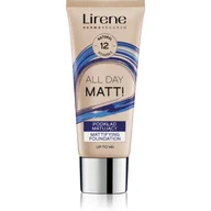 Podkłady do twarzy - Lirene Fluid matujący- NATURALNY 30ml, 12 - miniaturka - grafika 1