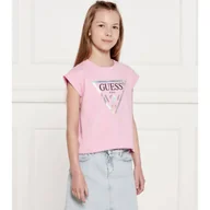 Koszulki męskie - Guess T-shirt Cropped Fit - miniaturka - grafika 1