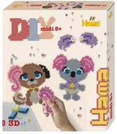 Prace ręczne dla dzieci - Hama, Zestaw Koralików Salon Piękności Dla Zwierzaków, Midi, 2500 Szt. - miniaturka - grafika 1