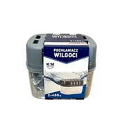 Akcesoria i części AGD - K&M Pochłaniacz wilgoci AK101 BOX 2x450g Szary - miniaturka - grafika 1