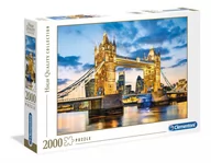 Puzzle - Clementoni Puzzle 2000 HQ Tower Bridge at Dusk - miniaturka - grafika 1