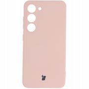 Etui i futerały do telefonów - Bizon Etui Case Silicone Sq do Samsung Galaxy S23 jasnoróżowe - miniaturka - grafika 1