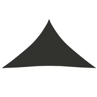 Parasole ogrodowe - vidaXL Żagiel ogrodowy, tkanina Oxford, trójkąt, 3x3x4,24m, antracyt 135117 - miniaturka - grafika 1