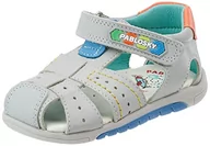 Buty dla chłopców - Pablosky 009851, sandały z obcasem dla niemowląt i chłopców, szare, 20 EU - miniaturka - grafika 1