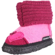 Kapcie damskie - Nanga 009 gwiazdki, damskie kapcie, różowy - Różowy, różowy, czerwone wino - 32 EU - miniaturka - grafika 1