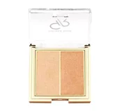 Rozświetlacze do twarzy i ciała - Golden Rose - SO GLOW! - Highlighter Duo - Podwójny rozświetlacz do twarzy - 2x3,2 g - 102 SUNSHINE - miniaturka - grafika 1