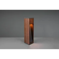 Lampy ogrodowe - Trio Leuchten Słupek zewnętrzny brązowy 40 cm IP44 - Carly - miniaturka - grafika 1