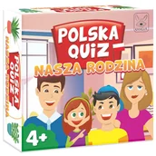 Gry planszowe - POLSKA QUIZ NASZA RODZINA 4+ - miniaturka - grafika 1