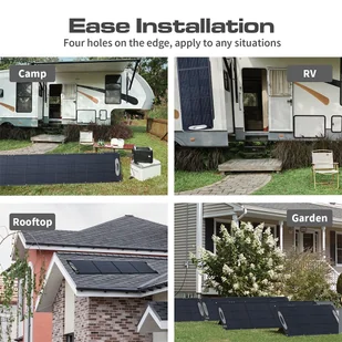 Składany przenośny panel słoneczny VDL POWER 200W, ogniwa monokrystaliczne 20V, regulowana stopka, 23,5% wydajności konwersji - Panele fotowoltaiczne Składany przenośny panel słoneczny VDL POWER 200W, ogniwa monokrystaliczne 20V, regulowana stopka, 23,5% wydajności konwersji - Panele fotowoltaiczne - miniaturka - grafika 7