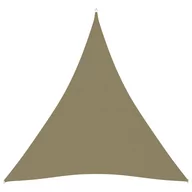 Parasole ogrodowe - vidaXL Lumarko Żagiel ogrodowy, tkanina Oxford, trójkątny, 4x5x5 m, beżowy! 135179 - miniaturka - grafika 1