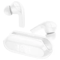 Słuchawki - HOCO słuchawki bezprzewodowe / bluetooth stereo TWS Bright true ENC EW39 białe - miniaturka - grafika 1
