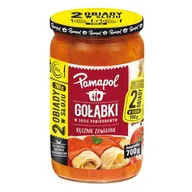 Szybkie dania obiadowe - Gołąbki W Sosie Pomidorowym Ręcznie Zawijane 700G - Dwa Obiady W Słoju Pamapol - miniaturka - grafika 1