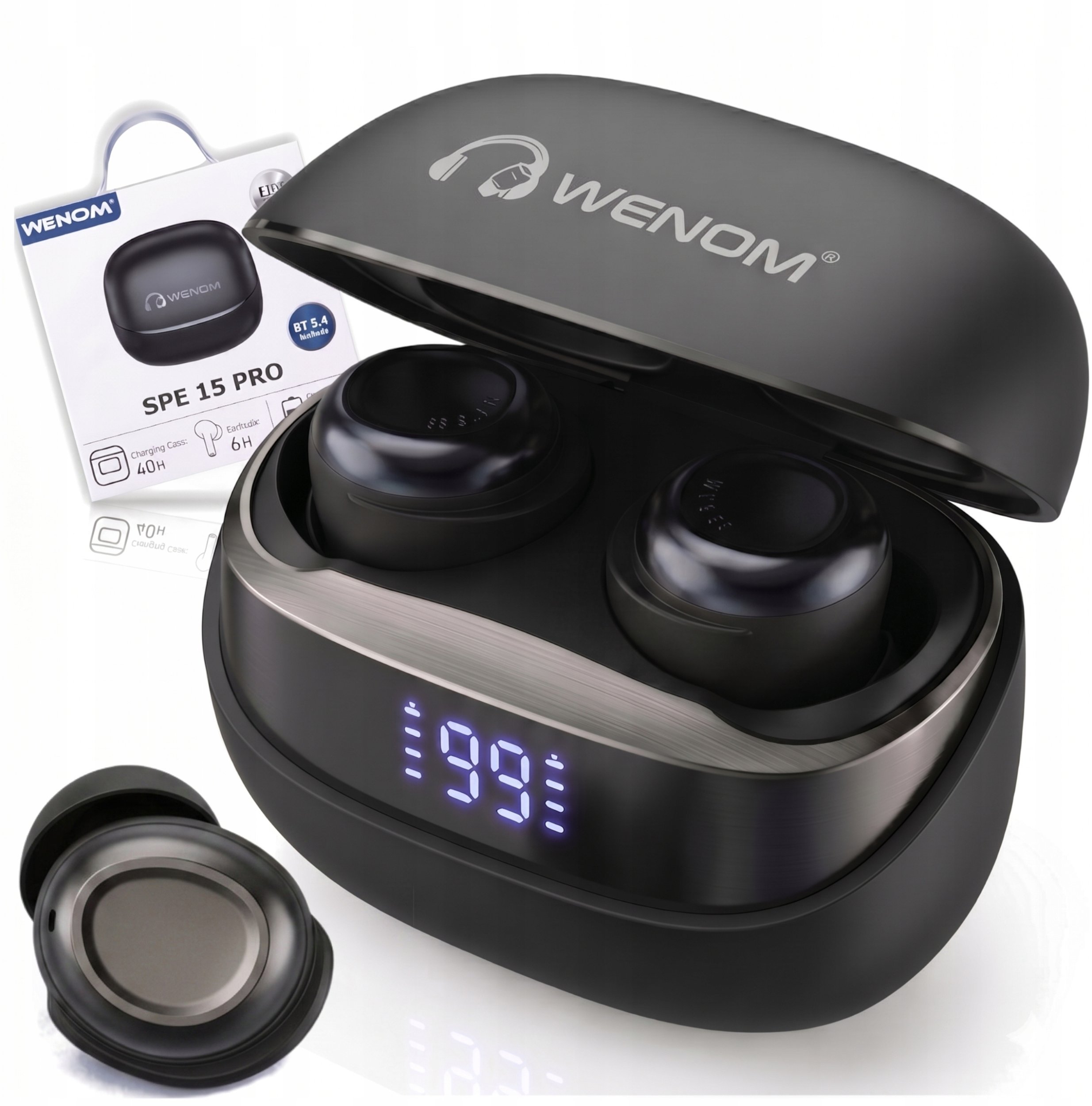 Wenom SPE 15 PRO Bluetooth 5.4 Rozmowy HD