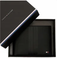 Portfele - Tommy Hilfiger portfel skórzany męski czarny klasyczny bilon AM0AM05855 - miniaturka - grafika 1