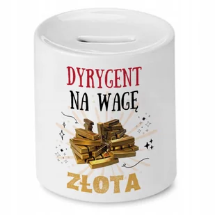 Dla Dyrygenta Skarbonka na Urodziny Prezent z Nadrukiem ze Zdjęciem + Opakowanie na prezent (wzór 01) - Skarbonki - miniaturka - grafika 1