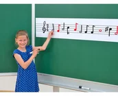 Akcesoria do gier planszowych - Betzold Komplet betzold magnetyczny nuty Czarny/czerwony  dzieci do szkoły słuchać muzyki lekcje muzyki nuty zapis nutowy czytania uczą się szkoła muzyki sprawdzian do gwintów w części środkowej uczenia się w - miniaturka - grafika 1