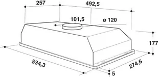 Whirlpool WCT 64 FLY X - Okapy kuchenne - miniaturka - grafika 3