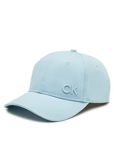 Calvin Klein Czapka z daszkiem K60K612000 Niebieski - Czapki damskie - miniaturka - grafika 1