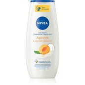 Kosmetyki do kąpieli - Nivea Care & Apricot krem pod prysznic 250 ml - miniaturka - grafika 1