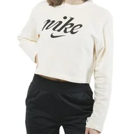 Bluzy sportowe damskie - Nike Sportswear Womens Cropped Crew > BQ8031-110 - miniaturka - grafika 1