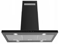 Okapy kuchenne - VDB T-Line 90 W Black - miniaturka - grafika 1