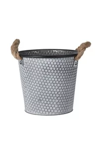 Blumfeldt Vilde OSŁONKA metalowa ozdobna na kwiaty zioła 21,5x19 cm 339065 - Donice - miniaturka - grafika 1