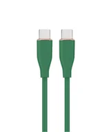 Kable USB - GEMBIRD Kabel USB Typ-C Power Delivery PD ładowanie i transmisja danych 60W oplot silikonowy 1.5m kolor zielony - miniaturka - grafika 1