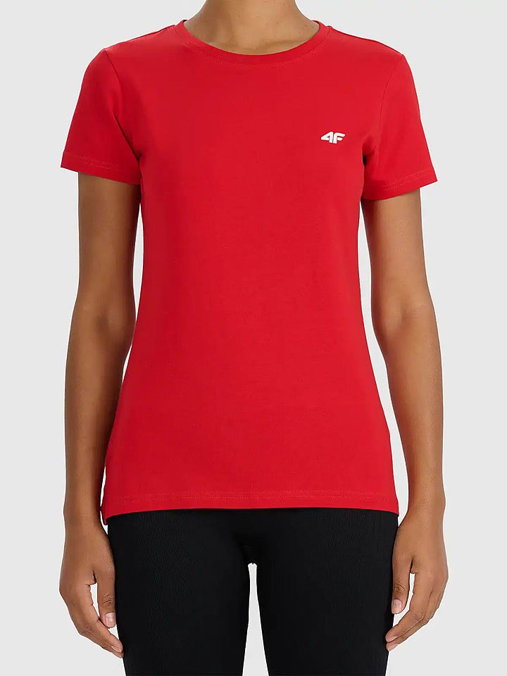 4F Koszulka w kolorze czerwonym