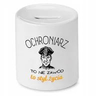 Skarbonki - Skarbonka Dla Pracownika na Urodziny na Prezent z Nadrukiem ze Zdjęciem + Opakowanie na prezent (wzór 02) - miniaturka - grafika 1