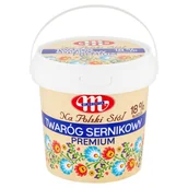 Sery - Mlekovita Na Polski Stół Twaróg sernikowy premium 18% tłuszczu 1 kg - miniaturka - grafika 1
