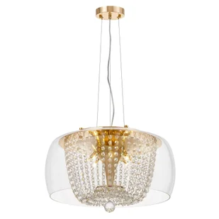 Lumina Deco Deco NOWOCZESNA LAMPA WISZĄCA DISPOSA GOLD D50 LDP 7018-500 (GD) - Lampy sufitowe - miniaturka - grafika 2