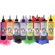 Masy plastyczne - ZESTAW BARWNIKÓW w płynie do kreatywnych slime, mydła, piasek 8 szt x200 ml - miniaturka - grafika 1
