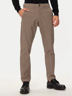 Selected Homme Chinosy 16092753 Beżowy Slim Fit - Spodnie męskie - miniaturka - grafika 1