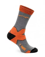 Odzież trekkingowa damska - Skarpety trekkingowe Unisex EXPANSIVE Trekking light szaro-pomarańczowy - miniaturka - grafika 1