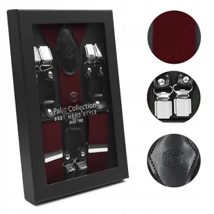 SZELKI do Spodni Męskie w Pudełku PREMIUM Mocne Elastyczne od S do XXL - Dodatki do ubrań SZELKI do Spodni Męskie w Pudełku PREMIUM Mocne Elastyczne od S do XXL - Dodatki do ubrań - miniaturka - grafika 1