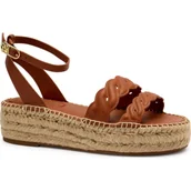 Sandały damskie - Tommy Hilfiger Skórzane sandały - miniaturka - grafika 1