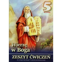 Wydawnictwo Diecezjalne Sandomierz - Edukacja Wierzę w Boga 5 Zeszyt ćwiczeń - WYDAWNICTWO DIECEZJALNE - Podręczniki dla szkół podstawowych - miniaturka - grafika 1