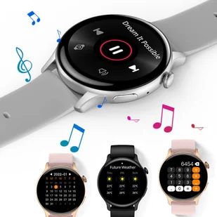 Rubicon  RNCF10 Różowy - Smartwatch - miniaturka - grafika 11