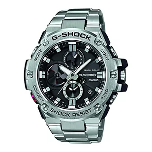 CASIO Męski zegarek cyfrowy z bransoletką ze stali szlachetnej GST-B100D-1AER, Bransoletka - Moda i Uroda OUTLET - miniaturka - grafika 1
