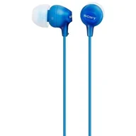 Słuchawki - Sony MDR-EX15LP Niebieskie - miniaturka - grafika 1