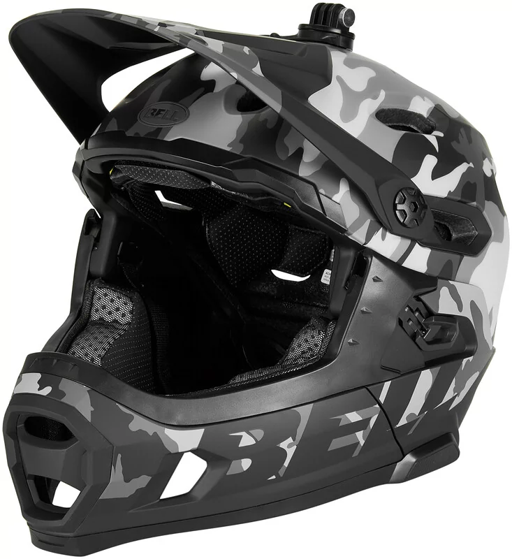 Bell Super DH MIPS Kask rowerowy, matte/gloss black camo L 58-62cm 2020 Kaski Fullface i Downhill 210178-045