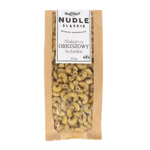 Makaron ORKISZOWY (jasny) Kolanka 400g NUDLE ŚLĄSKIE - Makaron - miniaturka - grafika 1