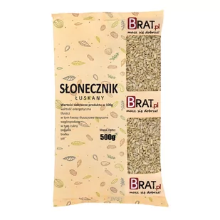 Słonecznik Łuskany 500G - Ziarna i nasiona roślin strączkowych - miniaturka - grafika 1