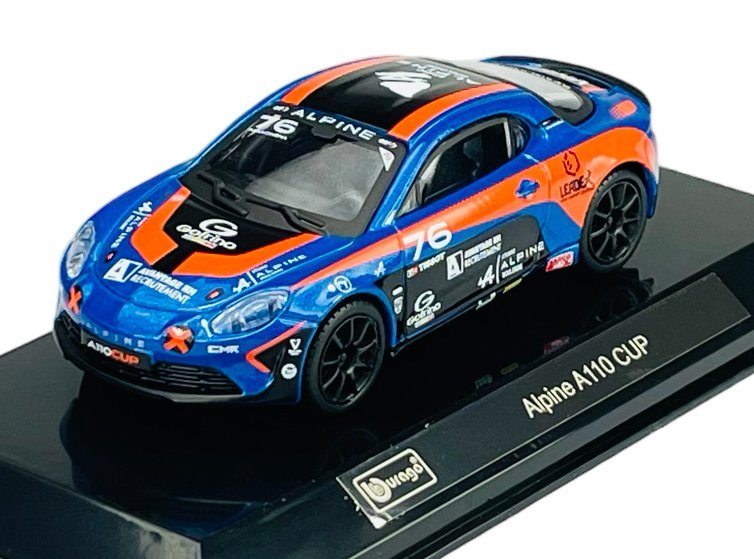 BBURAGO RACE ALPINE A110 CUP 1:43 + GABLOTKA 38303