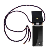 Etui i futerały do telefonów - Łańcuszek Pokrowiec Do Apple iPhone 11 PRO w NIEBIESKO CZERWONO BIAŁY W KROPKI Etui Obudowa Case Cover Ochronny Cadorabo - miniaturka - grafika 1