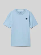 Koszulki dla chłopców - T-shirt z wyhaftowanym logo - miniaturka - grafika 1