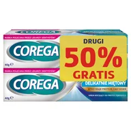 Higiena protez i aparatów ortodontycznych - Corega Duopack EX Strong Mint, 2 x 40g - miniaturka - grafika 1