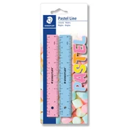 Przybory szkolne - Staedtler Zestaw 2 linijek 15 cm kolor pastelowe - miniaturka - grafika 1