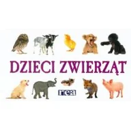 Książki edukacyjne - Rea Dzieci zwierząt rozkładanka - Rea - miniaturka - grafika 1